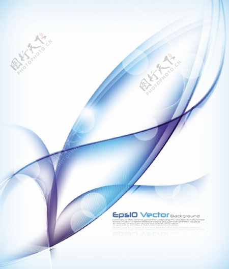 蓝色动感线条商务科技背景图片炫彩商务科技