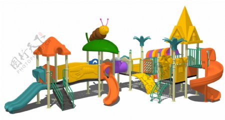 组合乐园玩具幼儿园效果图图片