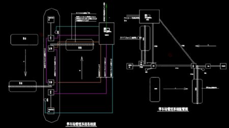 停车场管理系统管线定位图