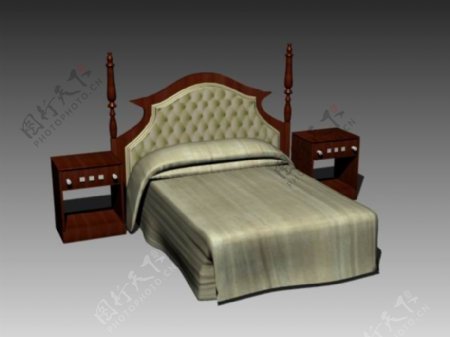 常见的床3d模型家具3d模型110