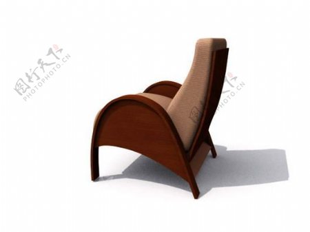 单人沙发3d模型家具效果图105