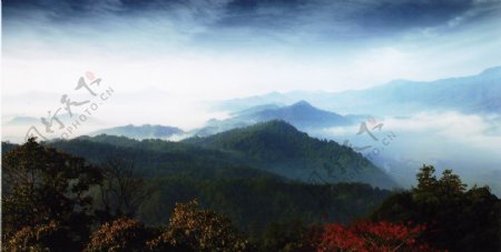 自然美景天竺山