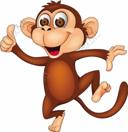 猴子卡通动物图片