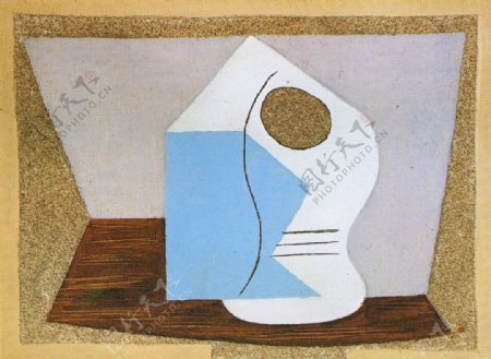 1923Verre1西班牙画家巴勃罗毕加索抽象油画人物人体油画装饰画