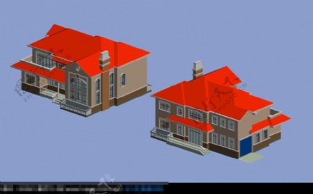 经济别墅模型
