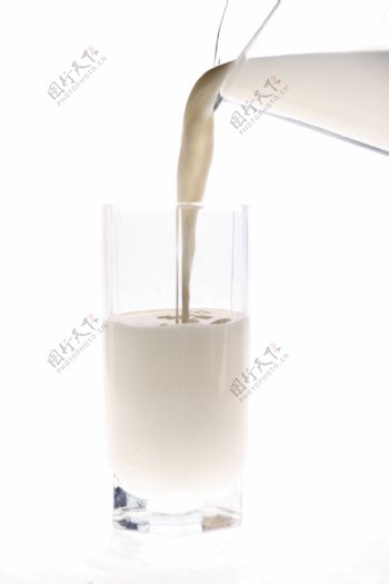 倒牛奶图片
