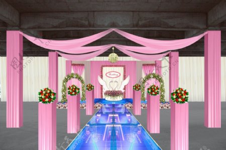 婚礼庆典舞台设计图片