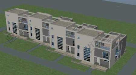 房屋3D游戏模型