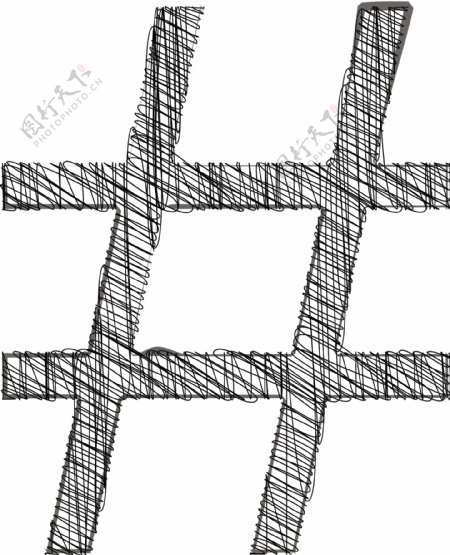 手绘字体矢量插画