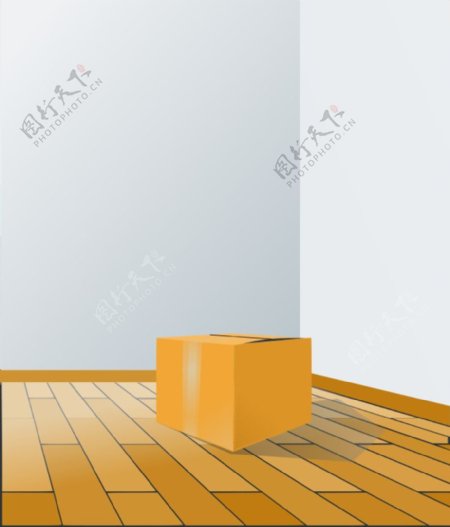 盒上的木地板
