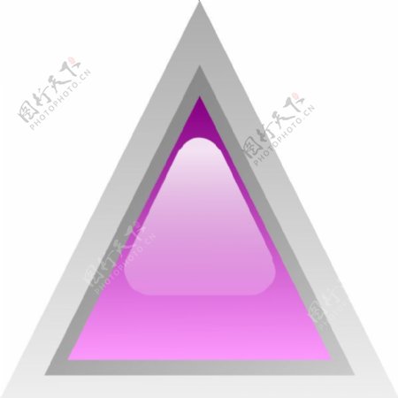 LED三角紫色的剪辑艺术