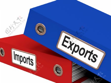 进出口文件显示国际贸易或国际商务