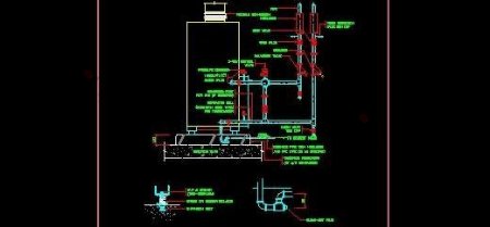 柜式空调机组配管图