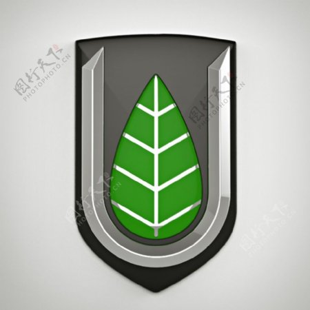 绿色能源的徽章
