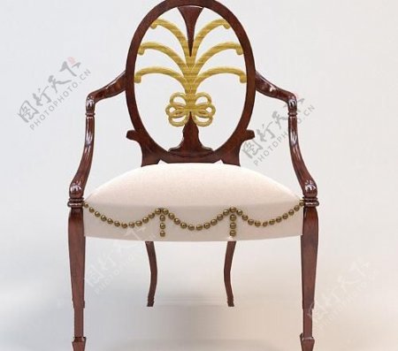 精致欧式家具新古典椅子图片
