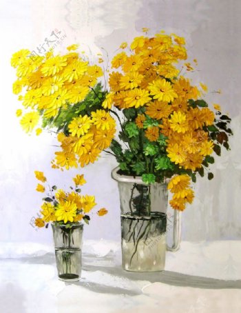 位图艺术效果油画植物花卉免费素材
