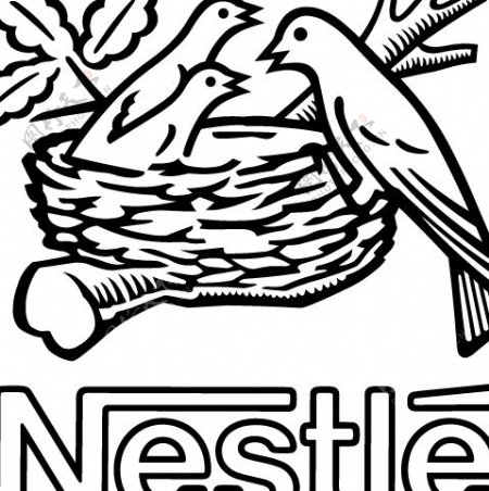 Nestlebirdlogo设计欣赏雀巢鸟标志设计欣赏