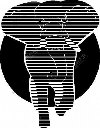 大象象征艺术剪辑