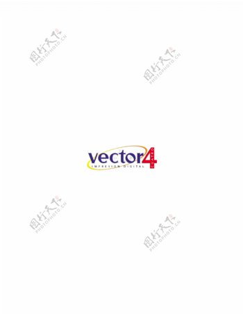 Vector4logo设计欣赏Vector4工作室LOGO下载标志设计欣赏