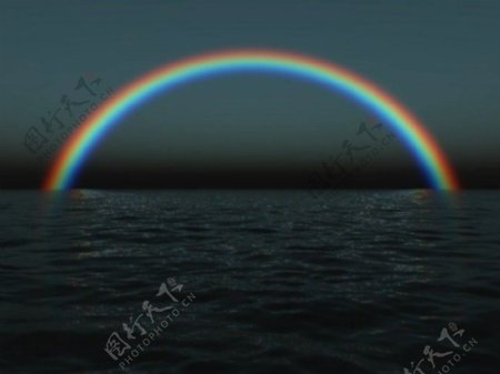 海面上的彩虹