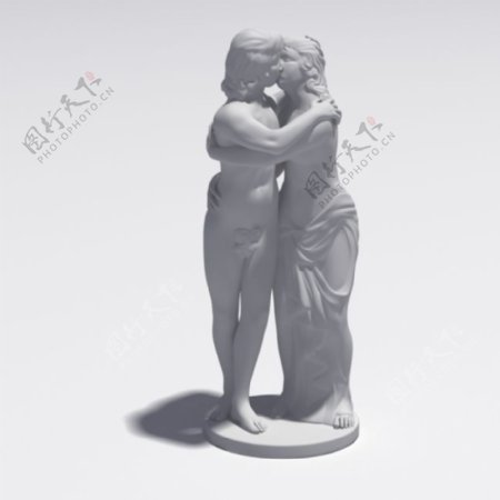 情侣雕塑