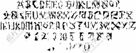 现代的符文字体