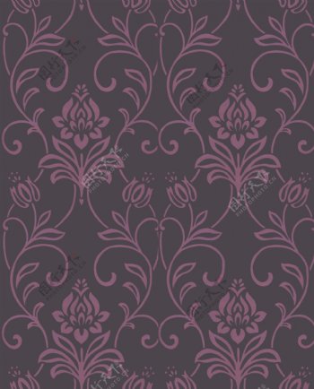 紫色咖啡色无缝壁纸贴图