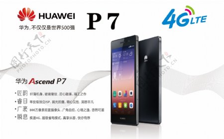 华为P74G手机PSD