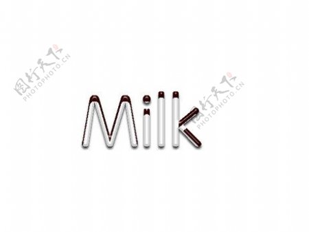 牛奶巧克力字母