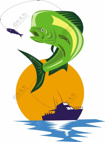 多拉多海豚鱼鳅跳