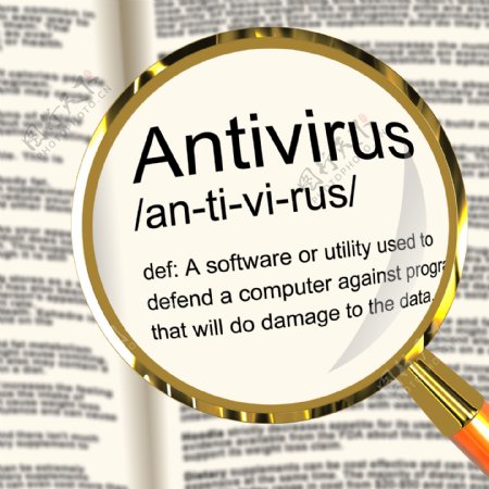 反病毒定义放大显示计算机系统安全