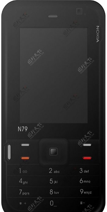 诺基亚N79黑色效果表现图片