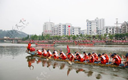 赛龙舟图片