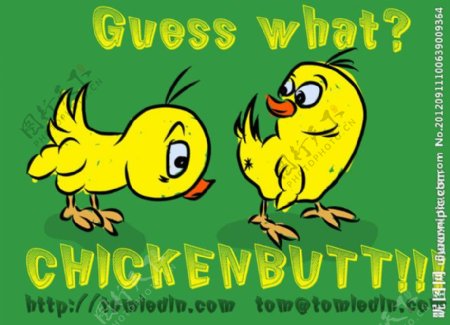 ChickenButt英文字体