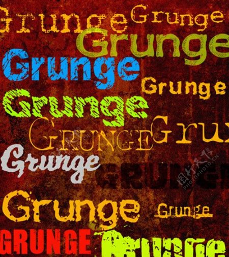 grunge字体素材24款