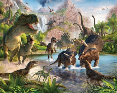 恐龙远古时代图图片