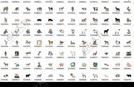 97种动物矢量图图片