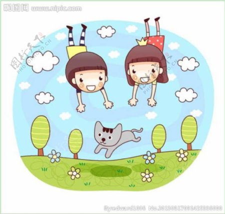 草原小猫图片