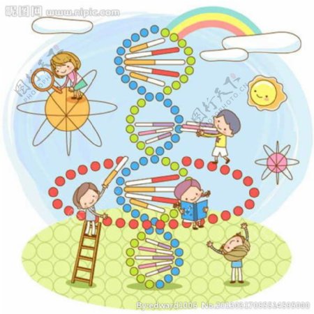 DNA模型图片