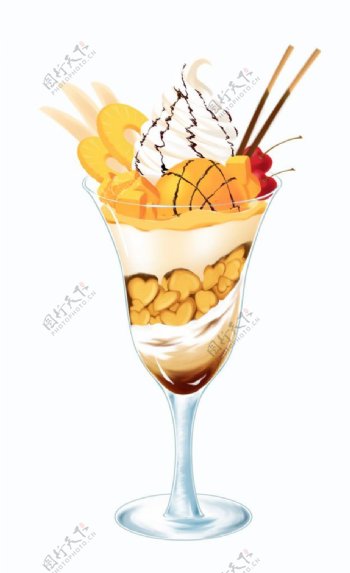 巴菲冰淇淋图片
