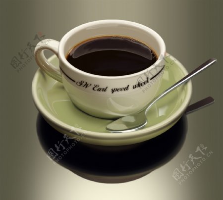 香浓黑咖啡美式咖啡图片
