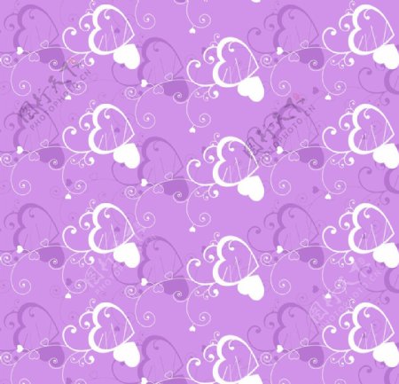 紫色花边底纹背景图片