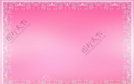 粉色花纹边框图片
