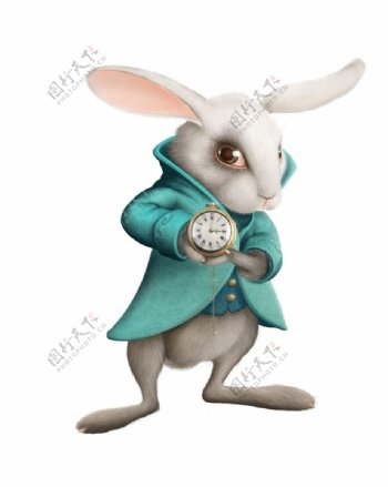 白兔手表图片