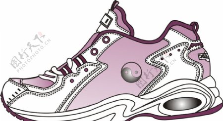 运动鞋效果图设计图片