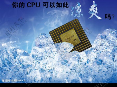 创意CPU广告图片