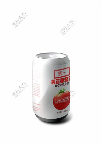 二拉罐番茄汁图片