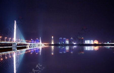 杭州新城夜景图片