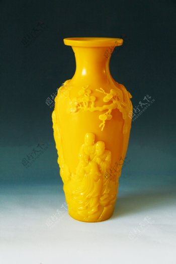 黄玉花瓶图片