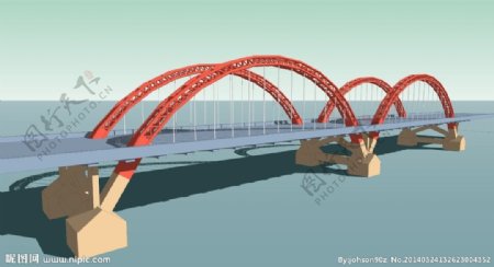 钢架大桥图片